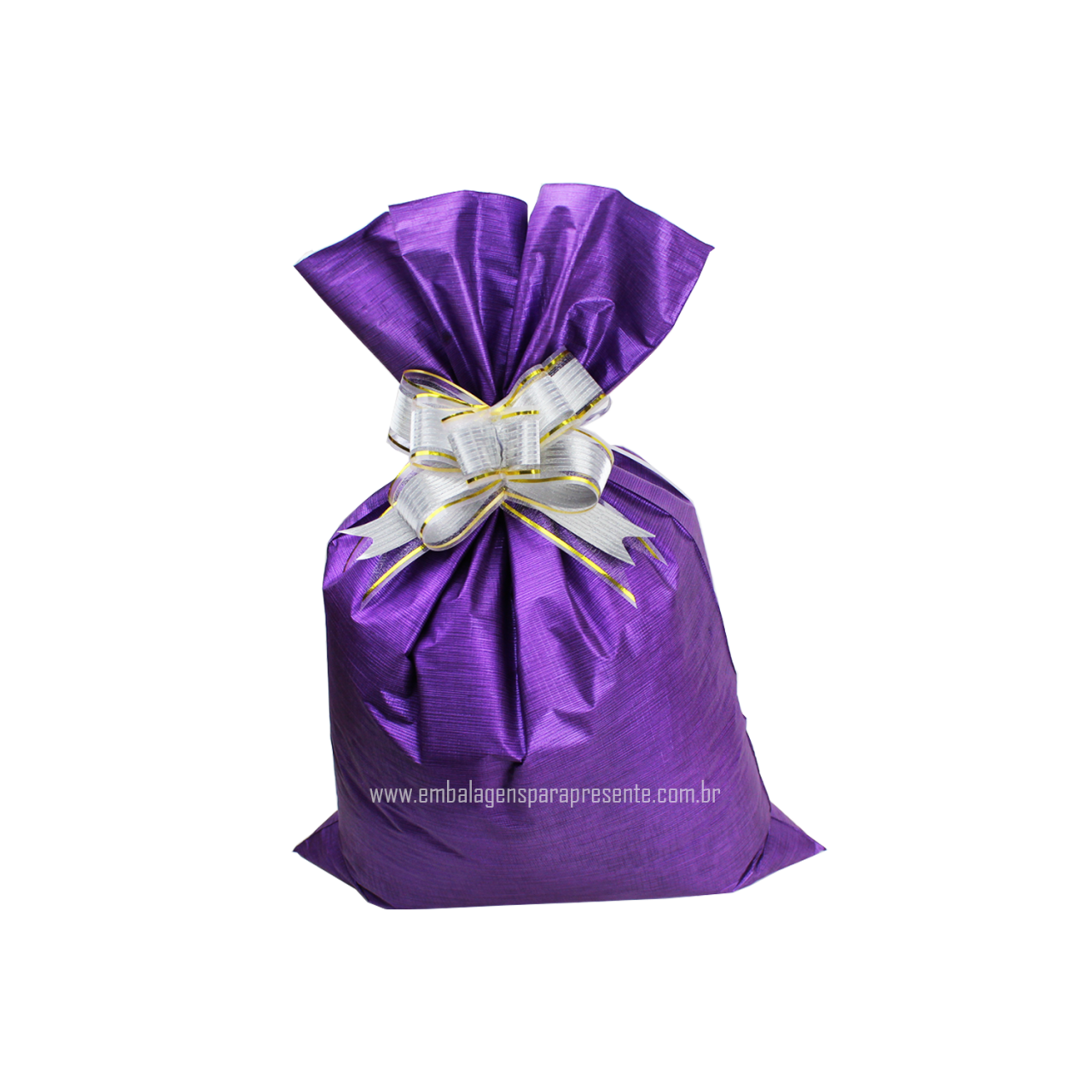 Saco Soft Touch Texturizado 20x29cm (PCT C/ 50 UN) Roxo